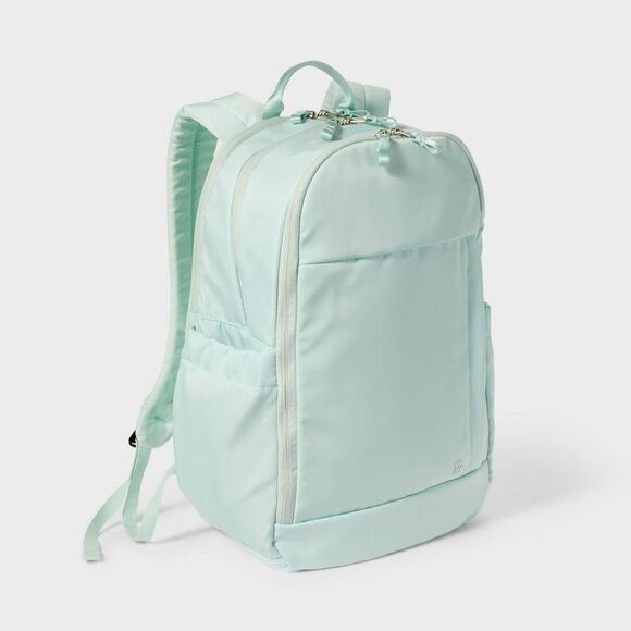 All In Motion Handbags - 17.5" Lifestyle Backpack Light Blue - All In Motion️